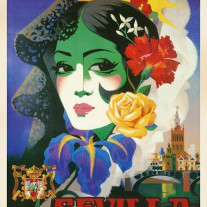 Póster de alta calidad del cartel de Sevilla, 1997.